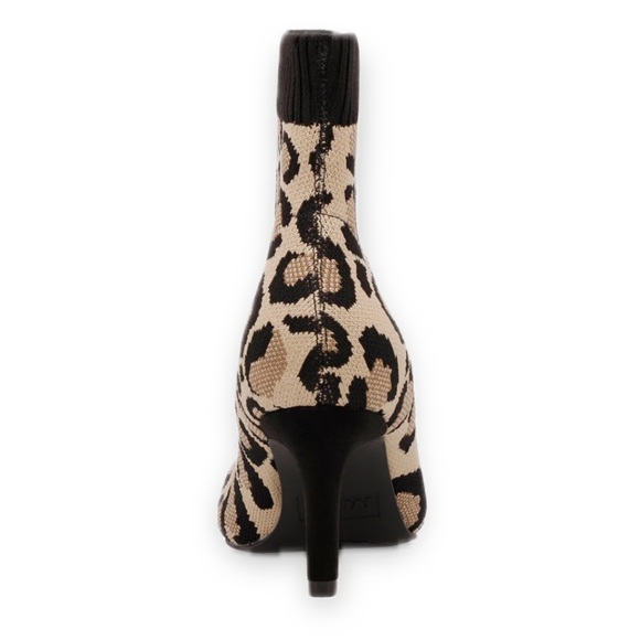 MIA Saddie Leopard Print Stretch Fabric Bootie - Picture 3 of 16